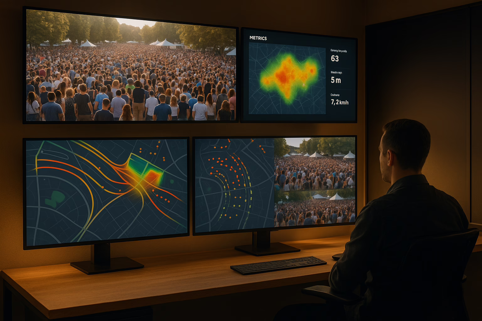 Checklist for Real-Time Crowd Monitoring Systems
